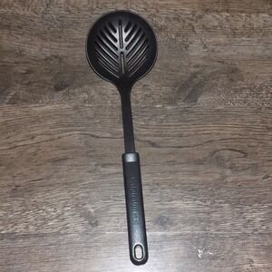 Calphalon Slotted Spoon Kitchen Utensil Black Nylon Excellent Condition